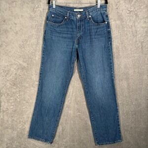 Levis 94 Baggy Jeans Womens 31 Fits 32x31 Medium Wash Blue Denim Straight Leg
